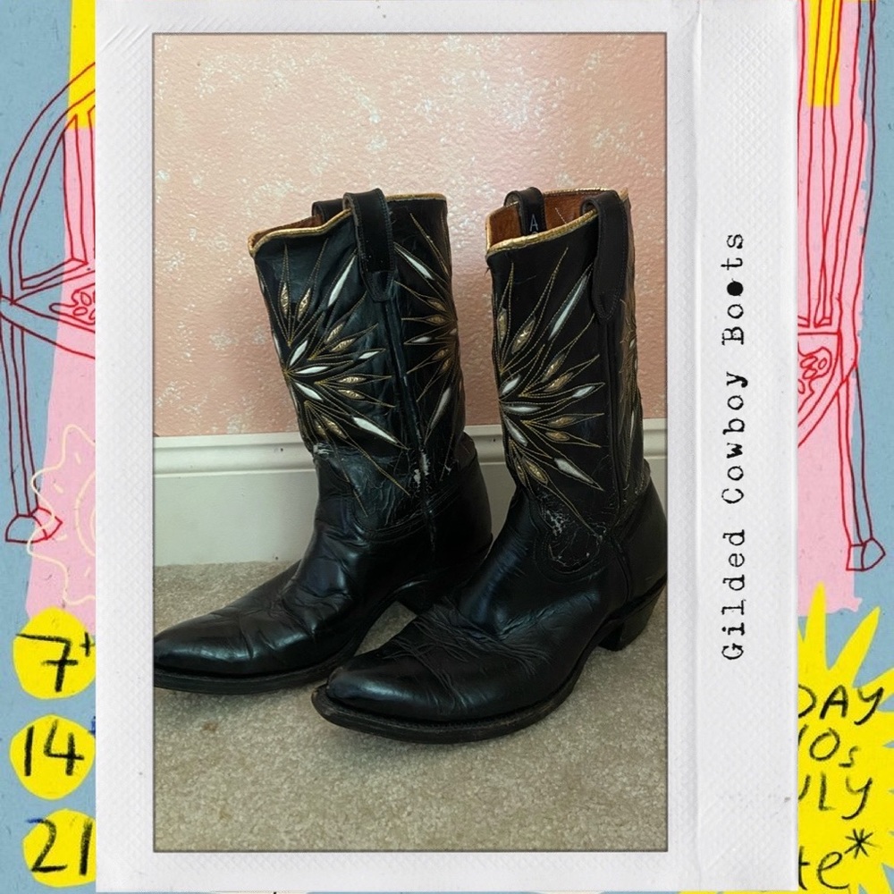 Gilded Cowboy Boots